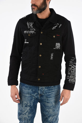 Denim Printed CL-NHILL-T Jacket