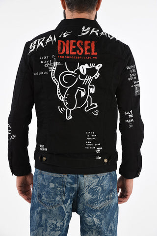 Denim Printed CL-NHILL-T Jacket