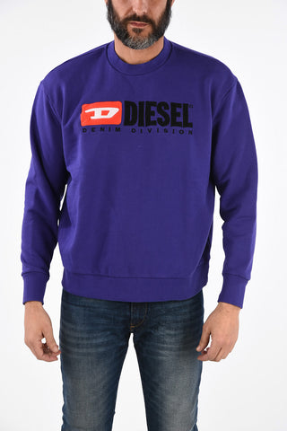 Crewneck S-CREW-DIVISION Sweatshirt with Embroidery Logo