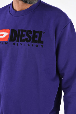 Crewneck S-CREW-DIVISION Sweatshirt with Embroidery Logo