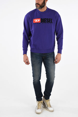 Crewneck S-CREW-DIVISION Sweatshirt with Embroidery Logo