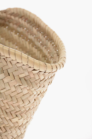 Rafia CLASSIC PANIER Maxi Basket Bag with “UH HUH” Embroidery