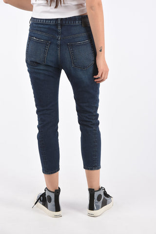 Low Waist D-FAYZA Boyfriend Cropped Jeans L32