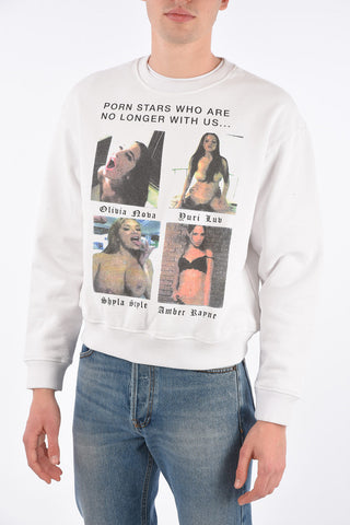 Felpa Girocollo PORN STARS in Cotone 
