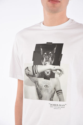 Cotton Easy Fit DOBER-MAN T-Shirt