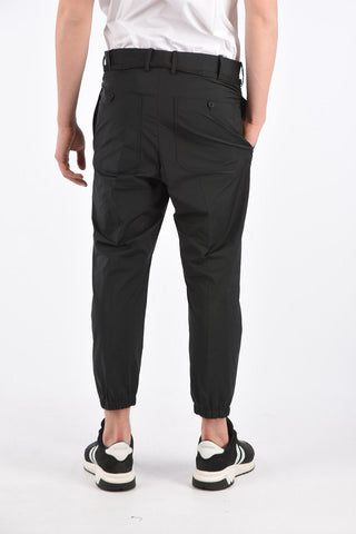 Belt Loops Trousers with Elastic Ankle Band