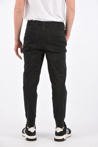 Piping Pants with Elastic Ankle Band