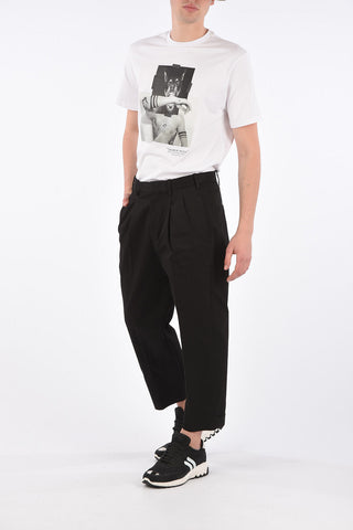 Smart Pants Wide Leg Fit in Cotone Stretch