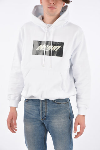Printed Maxi Patch Pocket Hoodie