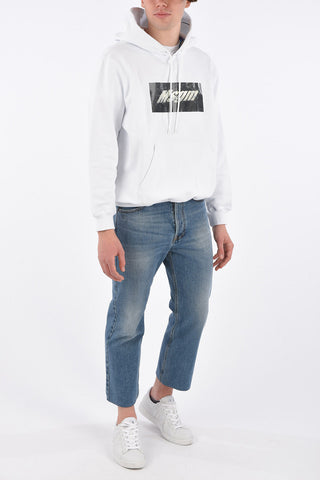 Printed Maxi Patch Pocket Hoodie