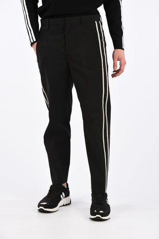 Slim Fit Belt Loops Trousers
