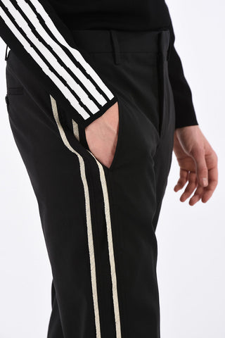 Slim Fit Belt Loops Trousers