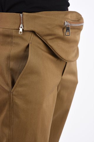 Stretch Cotton Pants with Removable Bum Bag