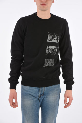 DRKSHDW Cotton Printed Crew-Neck Sweatshirt