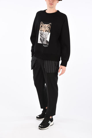 Easy Fit WOLF MAN Crew-Neck Sweatshirt