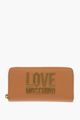 LOVE Faux Leather SLG GOLD METAL LOGO Wallet
