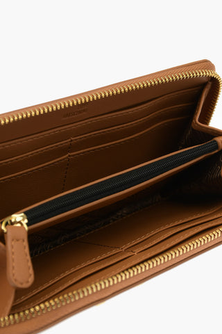 LOVE Faux Leather SLG GOLD METAL LOGO Wallet