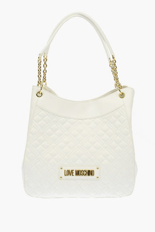 LOVE Faux Leather NEW SHINY QUILTED Handbag