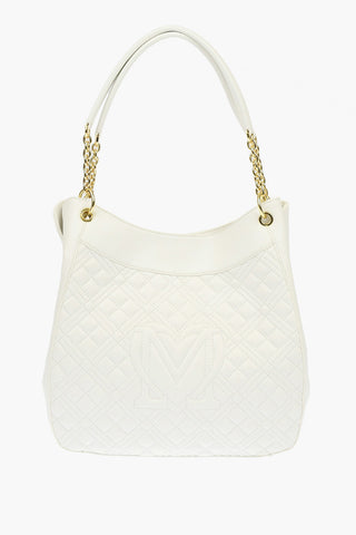LOVE Faux Leather NEW SHINY QUILTED Handbag