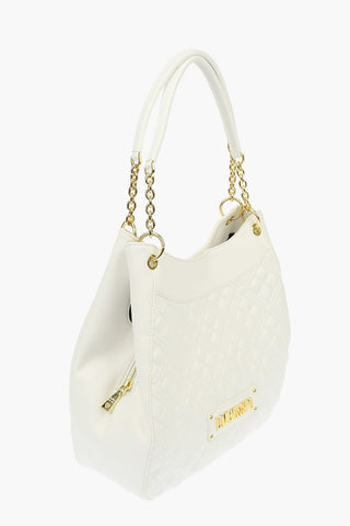 LOVE Faux Leather NEW SHINY QUILTED Handbag