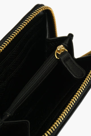 LOVE Portafoglio SLG GOLD METAL LOGO in Ecopelle