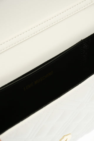 LOVE Faux Leather EVENING BAG Pochette