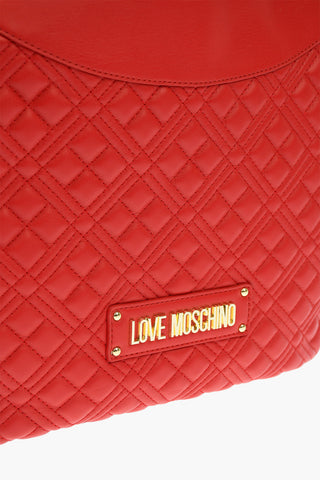 LOVE Borsa a Mano NEW SHINY QUILTED in Ecopelle
