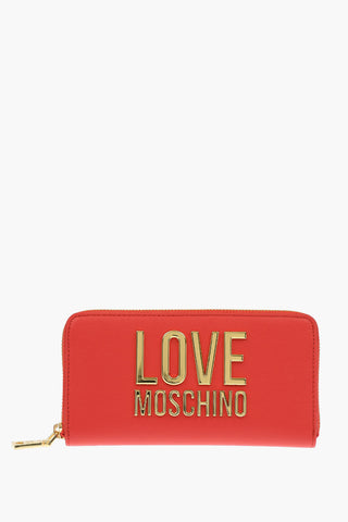 LOVE Faux Leather SLG GOLD METAL LOGO Wallet