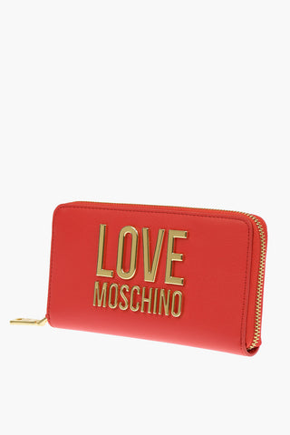 LOVE Faux Leather SLG GOLD METAL LOGO Wallet