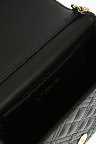 LOVE Faux Leather EVENING BAG Pochette