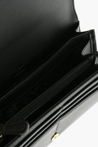 LOVE Faux Leather SLG GOLD METAL LOGO Wallet