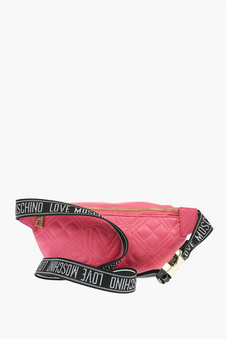 LOVE Faux Leather NEW SHINY QUILTED Fannypack