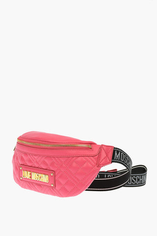 LOVE Faux Leather NEW SHINY QUILTED Fannypack