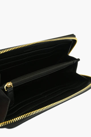 LOVE Portafoglio SLG GOLD METAL LOGO in Ecopelle
