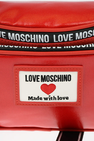 LOVE Faux Leather SPORTY LABEL Fanny pack
