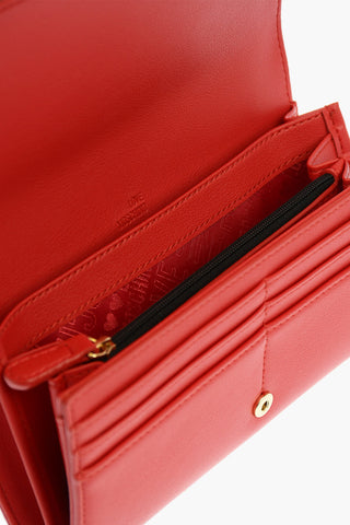 LOVE Faux Leather SLG GOLD METAL LOGO Wallet