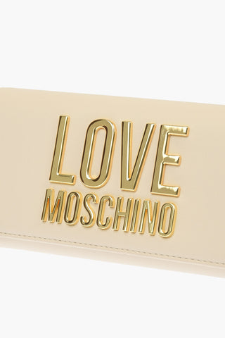 LOVE Faux Leather SLG GOLD METAL LOGO Wallet