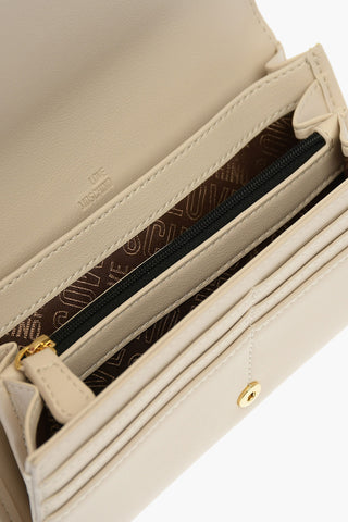 LOVE Faux Leather SLG GOLD METAL LOGO Wallet
