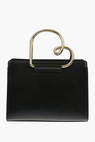 LOVE Borsa a Mano HEART HANDLE in Ecopelle