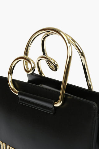 LOVE Borsa a Mano HEART HANDLE in Ecopelle