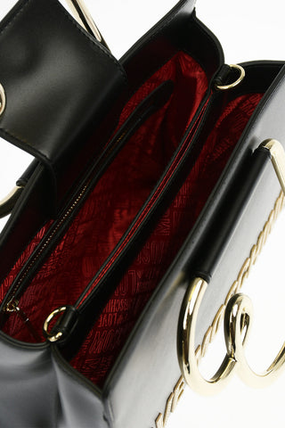 LOVE Borsa a Mano HEART HANDLE in Ecopelle