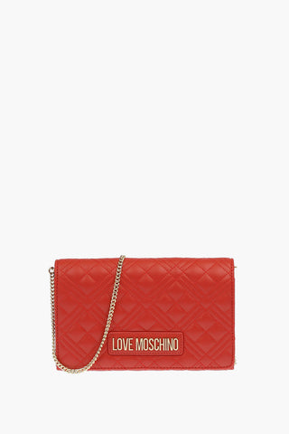 LOVE Faux Leather EVENING BAG Pochette