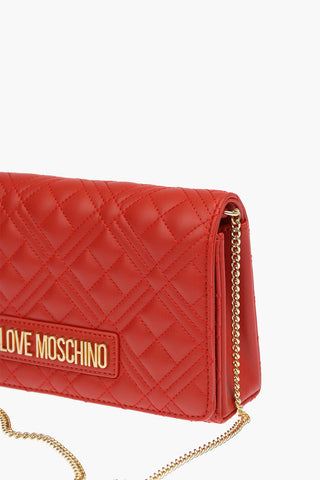 LOVE Faux Leather EVENING BAG Pochette