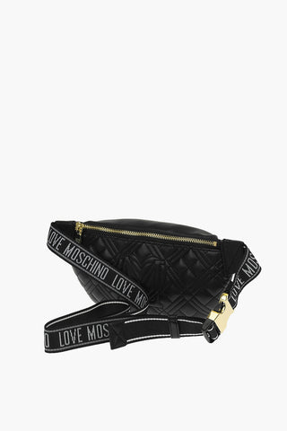 LOVE Faux Leather NEW SHINY QUILTED Fannypack