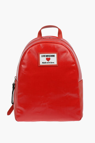 LOVE Faux Leather SPORTY LABEL Backpack