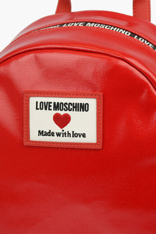 LOVE Faux Leather SPORTY LABEL Backpack
