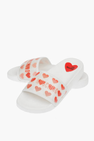 LOVE 하트 패턴 슬리퍼