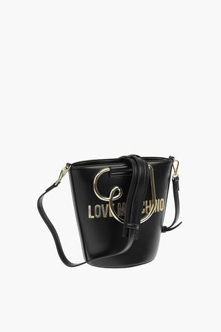 LOVE Faux Leather HEART HANDLE Hand Bag