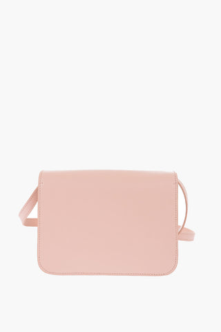 Leather TB Shoulder Bag