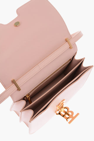 Leather TB Shoulder Bag